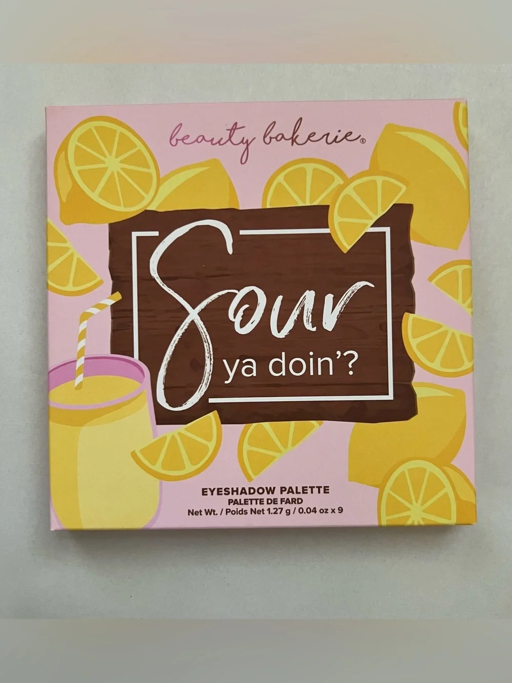 Beauty Bakerie Sour Ya Doin'? 9 Shade Eyeshadow Palette 7 mattes 2 shimmers NWT